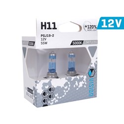 Żarówki VISION limitless white H11 12V 55W PGJ19-2 U E4 +120%, 2 szt.