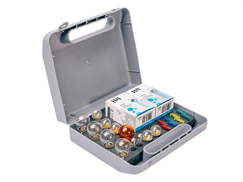 Coffret de secours VISION 2x H4 24V 75/70W + 22 éléments