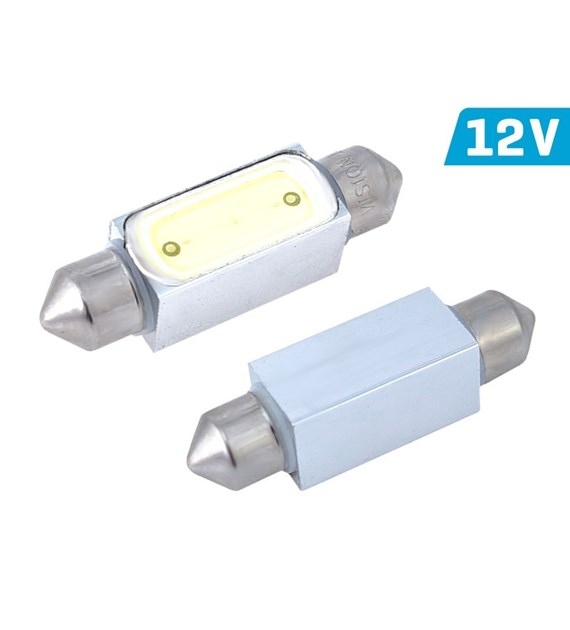 Ampoule VISION Festoon SV8.5 39 mm 12V 1x HP LED, blanche, 2 pcs 