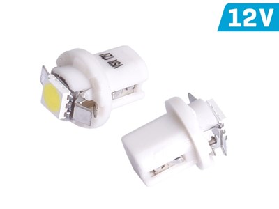Glühlampe VISION T5 BAX B8.5d 12V 1x 5050 SMD LED, weiß, 2 Stk