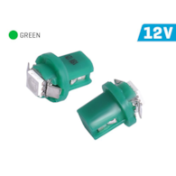 Ampoule VISION T5 BAX B8.5d 12V 1x 5050 SMD LED, vert, 2 pcs