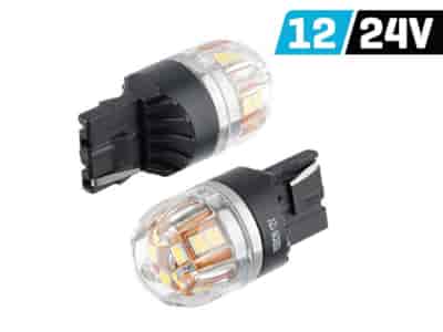 Glühlampe VISION W21W (T20d) 12/24V 15x 2835 SMD OSRAM Chip, CANBUS, weiß, 2St.