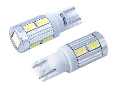 Ampoule VISION W5W (T10) 12V 10x 5730 SMD LED, CANBUS, blanche, 2 pcs 
