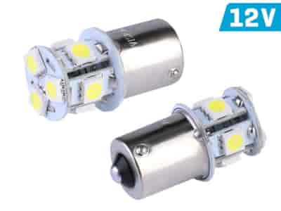 Ampoule VISION P21W BA15s 12V 8x 5050 SMD LED, blanche, 2 pcs