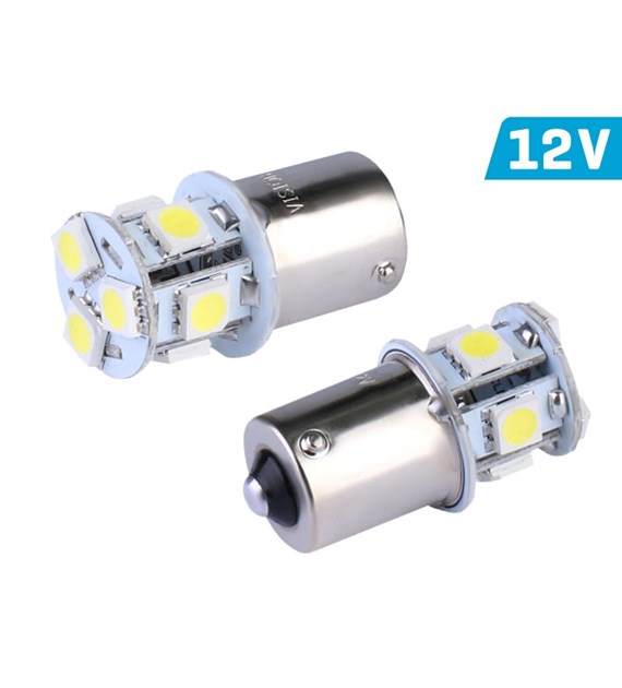 Ampoule VISION P21W BA15s 12V 8x 5050 SMD LED, blanc, 1 pc