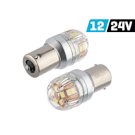Ampoule VISION P21W BA15s 12/24V 15x 2835 SMD OSRAM Chip, CANBUS, blanche, 2 pcs
