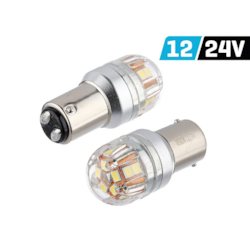 Żarówka VISION P21/5W BAY15d 12/24V 15x 2835 SMD OSRAM Chip, CANBUS, biała, 2 szt.
