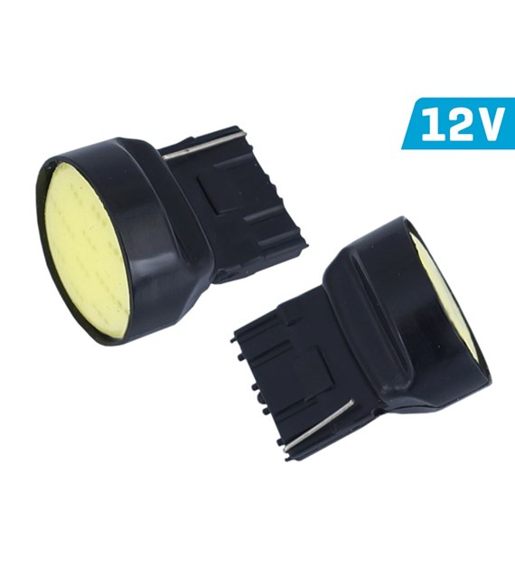 Ampoule VISION W21W (T20d) 12V 1x COB LED, CANBUS, blanche, 2 pcs 