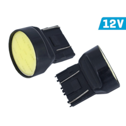 Żarówka VISION W21/5W (T20q) 12V 1x COB LED, CANBUS, biała, 2 szt.