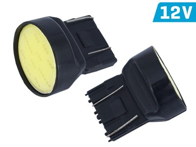 Ampoule VISION W21 / 5W (T20q) 12V 1x COB LED, CANBUS, blanche, 2 pcs 