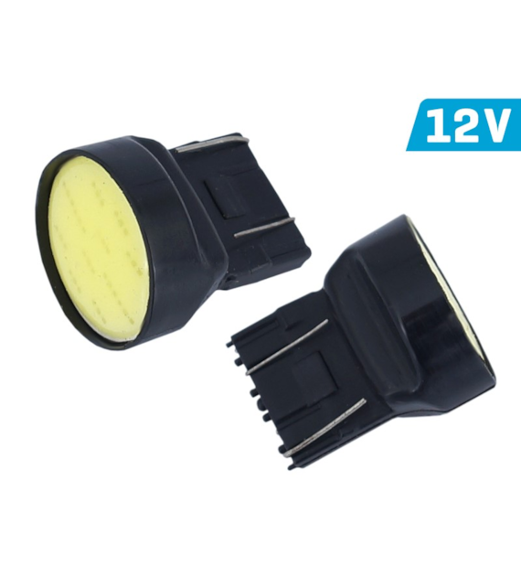 Ampoule VISION W21 / 5W (T20q) 12V 1x COB LED, CANBUS, blanche, 2 pcs
