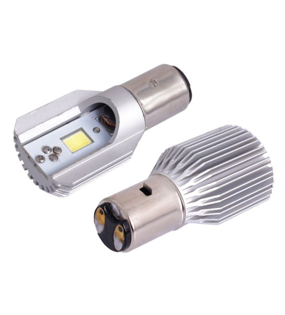 Bulb VISION S2 (BA20d) 10-36V 6W 2x COB LED, Cool White 6000K, 1 pc
