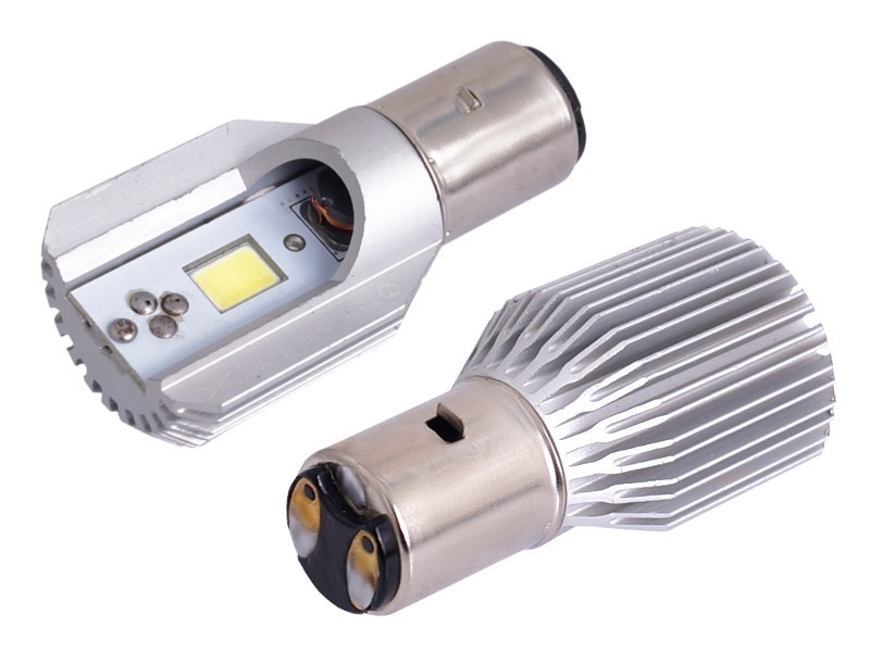 Ampoule VISION S2 (BA20d) 10-36V 6W 2x COB LED, Blanc Froid 6000K, 1 pc