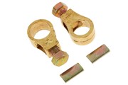 Brass battery terminals, 12/24V