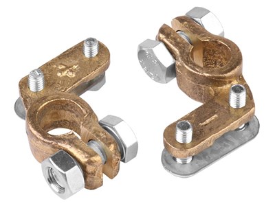 Brass battery clamps, JAPAN, 600A