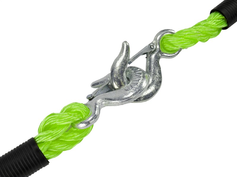 Tow rope PGW up to 2000 kg, braided with hooks, 4 m, Heavy Duty