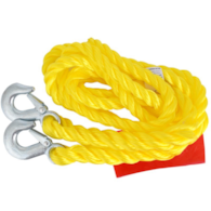 Sangle de remorquage PTAC jusqu'à 3000 kg, tressée, avec crochets, 4 m, Heavy Duty