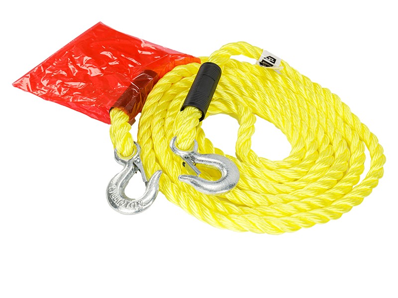 Tow rope PGW up to 3000 kg, braided, with hooks, 4 m, Heavy Duty