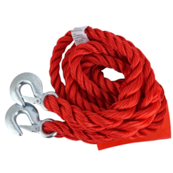 Tow rope PGW up to 4000 kg, braided, with hooks, 4 m, Heavy Duty