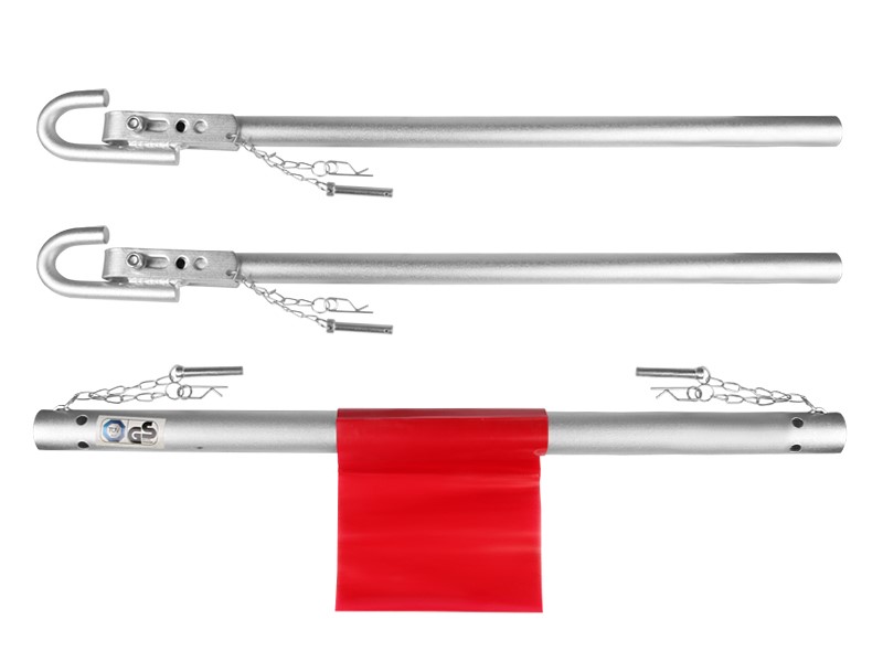 Barre de remorquage rigide 2T, TÜV, GS, 180 cm - Plateforme