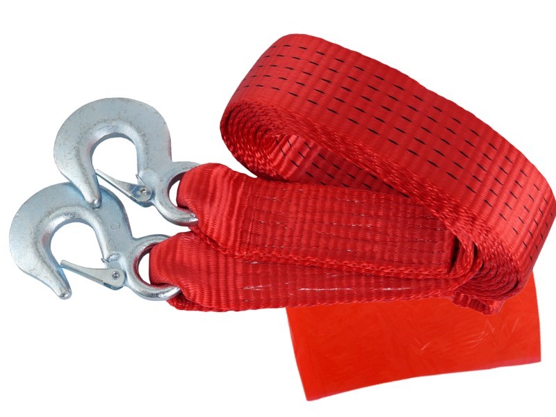 Tow rope PGW up to 5500 kg tape with hooks, 4 m, Heavy Duty