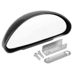 Additional panoramic exterior rearview mirror, black, 60x150 mm