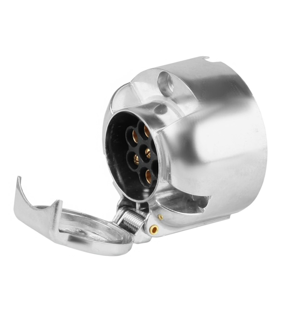 Prise de remorque 7 pôles, aluminium