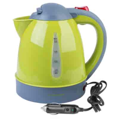 Czajnik samochodowy 1L, 12V, 150W z płaską płytą grzewczą
