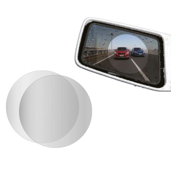 Hydrophobic film for mirrors, round, diam. 100 mm, 2 pcs