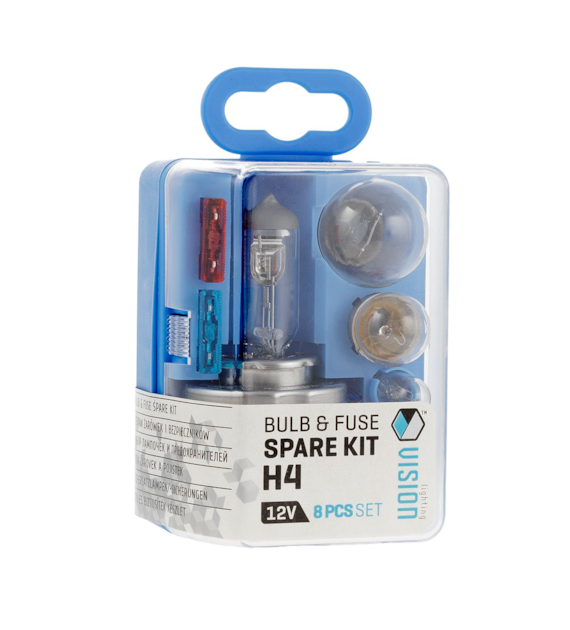 Bulb spare set VISION  H4 12V / 8 elements