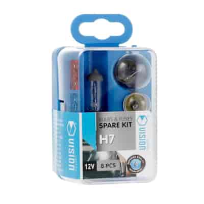 Bulb spare set VISION  H7 12V / 8 element