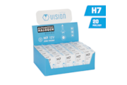 Ekspozytor z żarówkami VISION H7 12V 55W PX26d, 20 szt.
