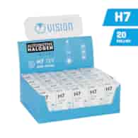 Ekspozytor z żarówkami VISION H7 12V 55W PX26d, 20 szt.