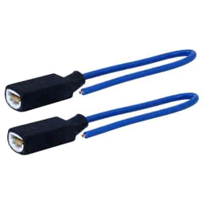 Lampenfassung H1/H3 gerade, Keramik, 15 cm Kabel, 2 Stk