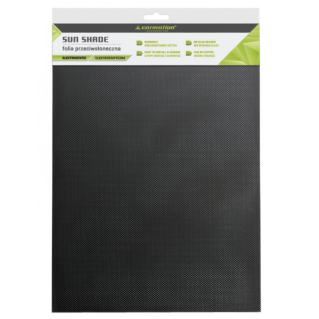 Static film for glass 34x43 cm, black