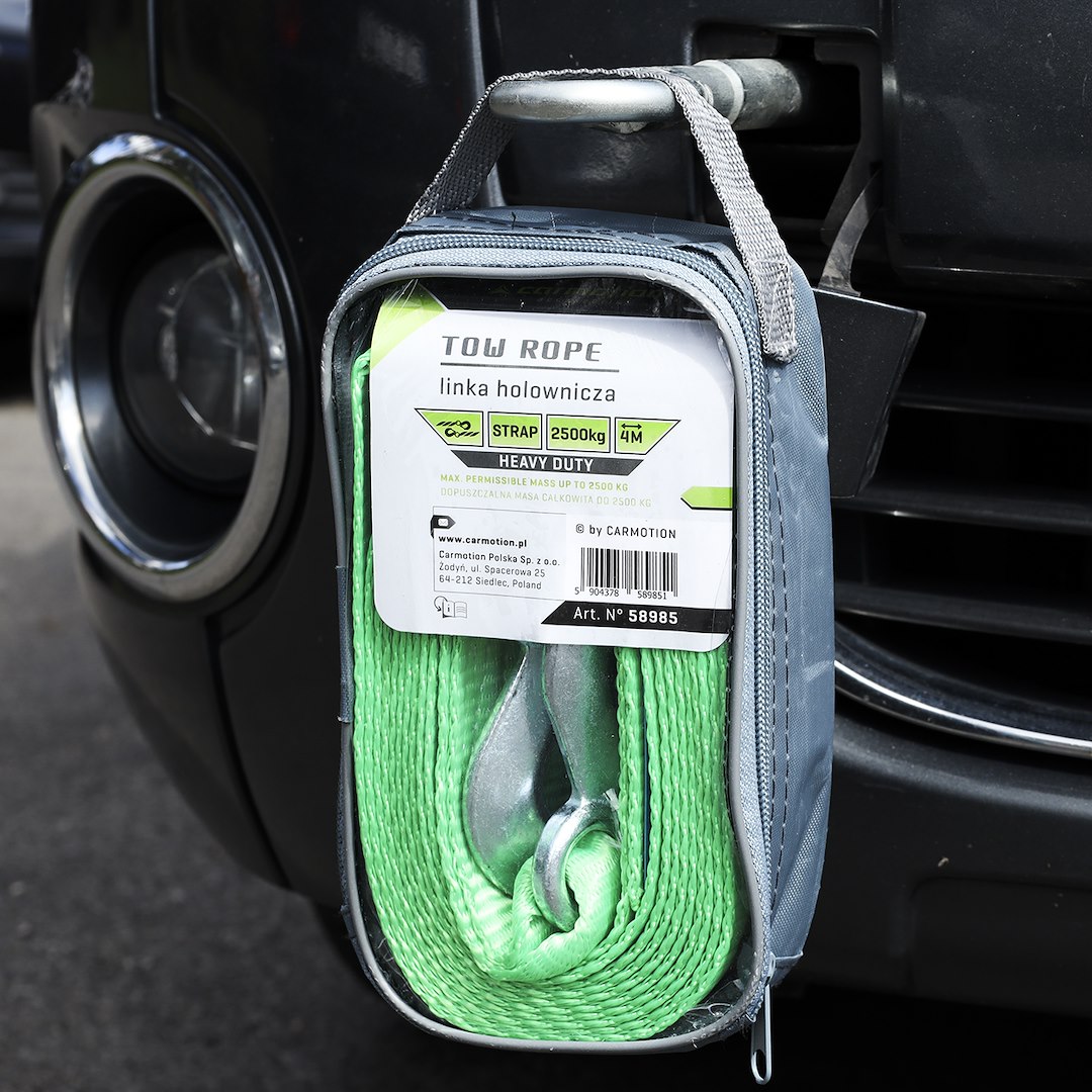 Tow rope PGW up to 2500 kg with hooks, 4 m, Heavy Duty