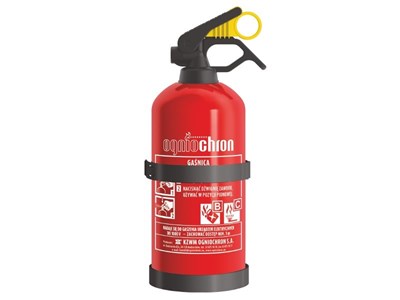 Powder fire extinguisher BC 1 kg p with hanger