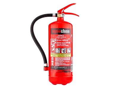 Powder extinguisher ABC 4 kg with pressure gauge