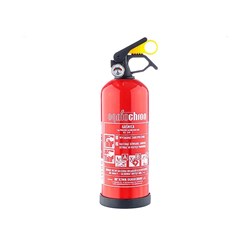 Powder extinguisher ABC 1kg with pressure gauge and hanger