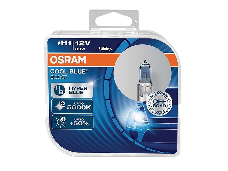 Ampoules OSRAM H1 12V 55W P14.5s Cool Blue Intense, Next Generation, + 100%, 2 pcs 