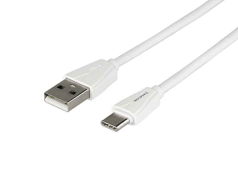 WAYME Charger 12/24V,  2x USB 3.4A + cable with USB-C plug