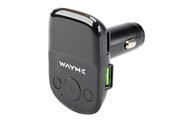 WAYME Transmetteur FM 12/24V + USB QC3.0 + Auto-ID, voltmètre & Mains Libres