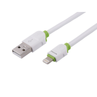 WAYME Câble de charge et de synchronisation, plat, en silicone, 200 cm, USB > Lightning