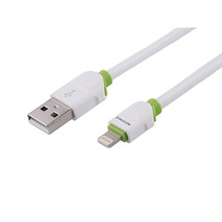 WAYME Charging & synchronisation cable , silicone flat, 200 cm, USB> Lightning