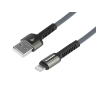 WAYME Câble de charge et de synchronisation , tressé en microfibre, 200 cm, USB > Lightning