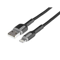 WAYME Kabel do ładowania i synchronizacji, w oplocie z mikrofibry, 100 cm, USB > Lightning