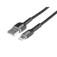 WAYME Câble de charge et de synchronisation , tressé en microfibre 100 cm, USB > Lightning
