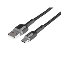 WAYME Kabel do ładowania i synchronizacji, w oplocie z mikrofibry, 100 cm, USB > USB-C