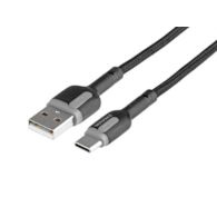 WAYME Câble de charge et de synchronisation , tressé en microfibre 100 cm, USB > USB-C