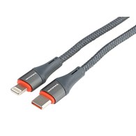 WAYME Kabel do ładowania i synchronizacji, w oplocie z mikrofibry, 100 cm, USB-C > Lightning, max 30W